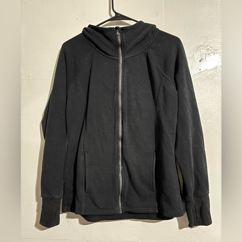 Athletic Works black zip‎ up jacket medium